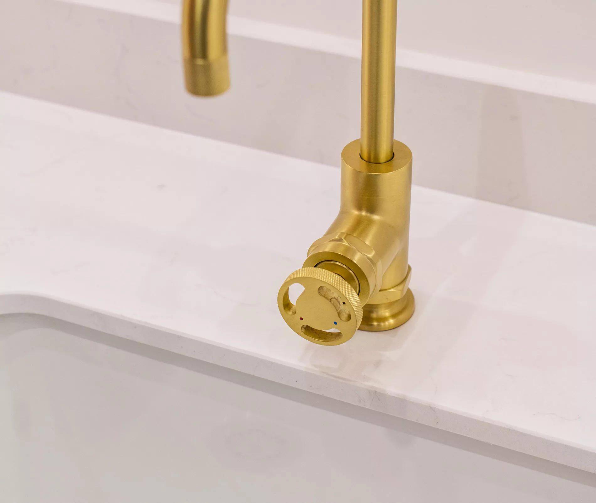 brass kitchen tap