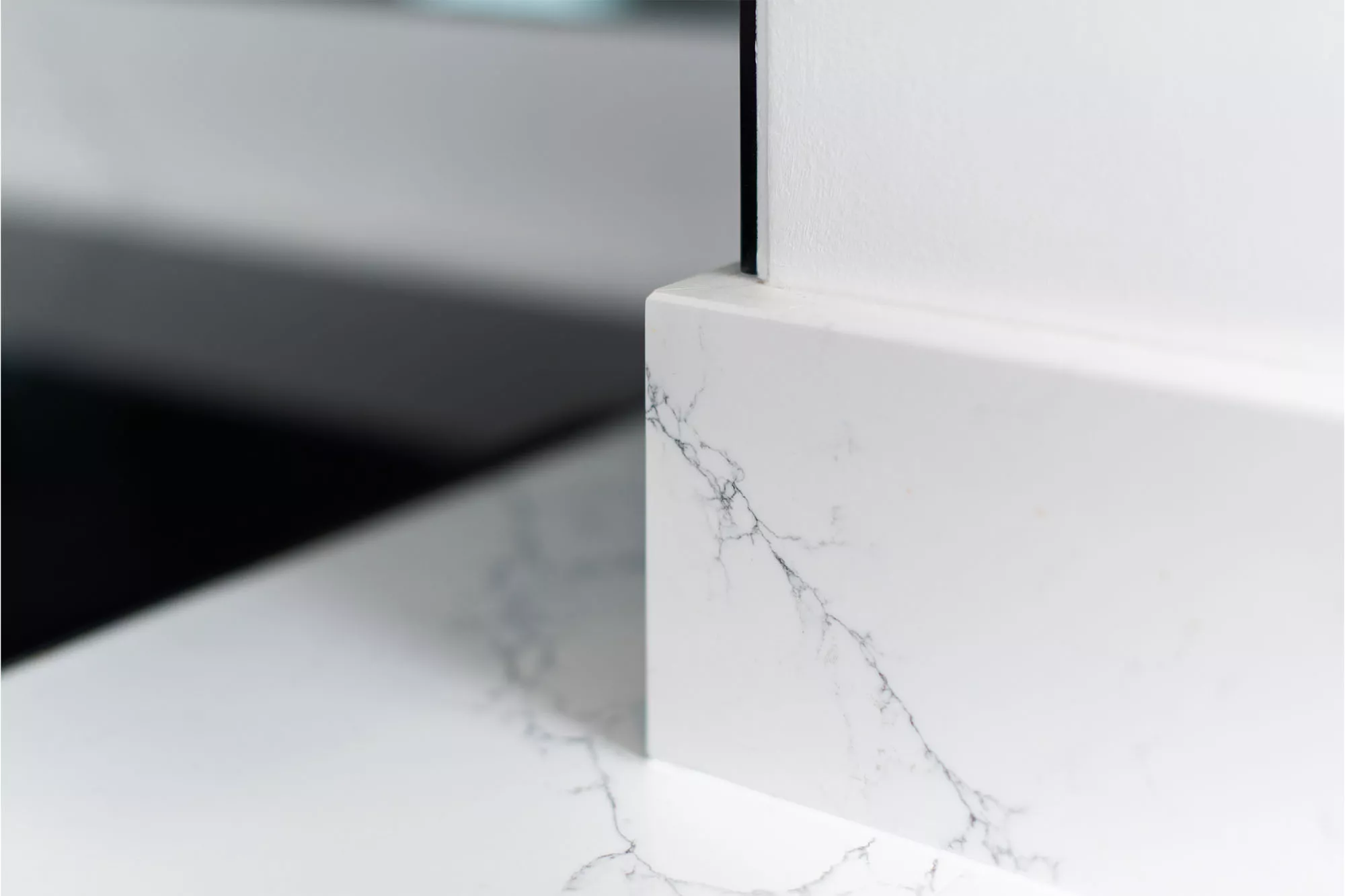 cimstone quartz worktop detail