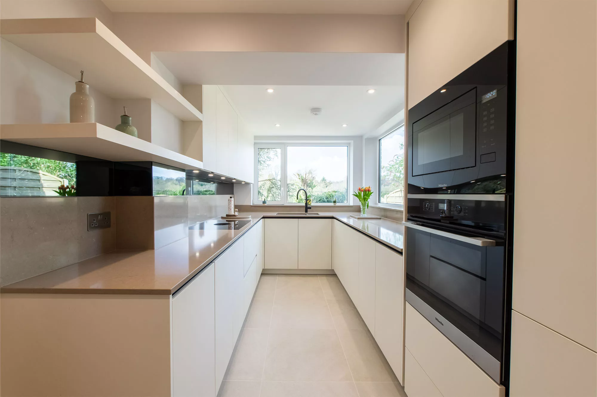 matt white kitchen design